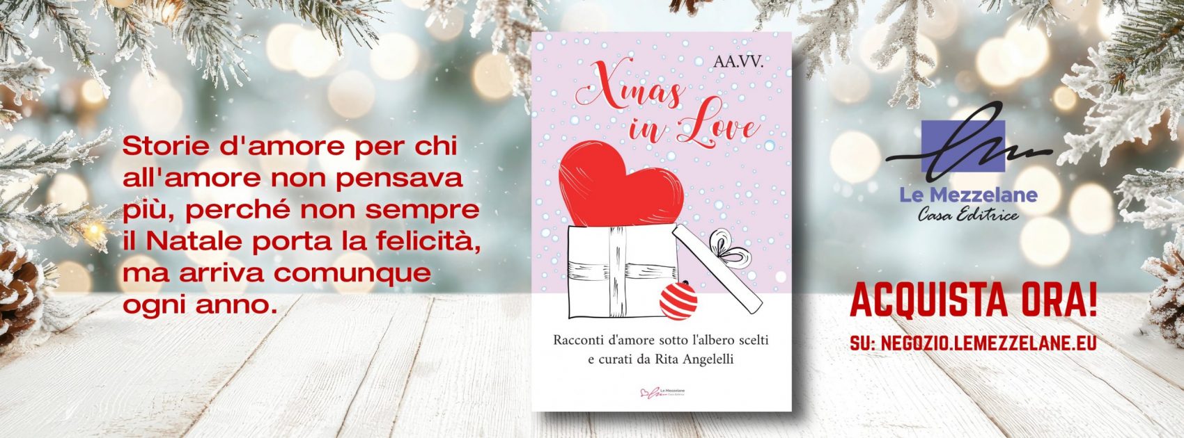 Storie d’amore per chi all’amore non pensava più, perché non sempre il Natale porta la felicità, ma arriva comunque ogni anno.